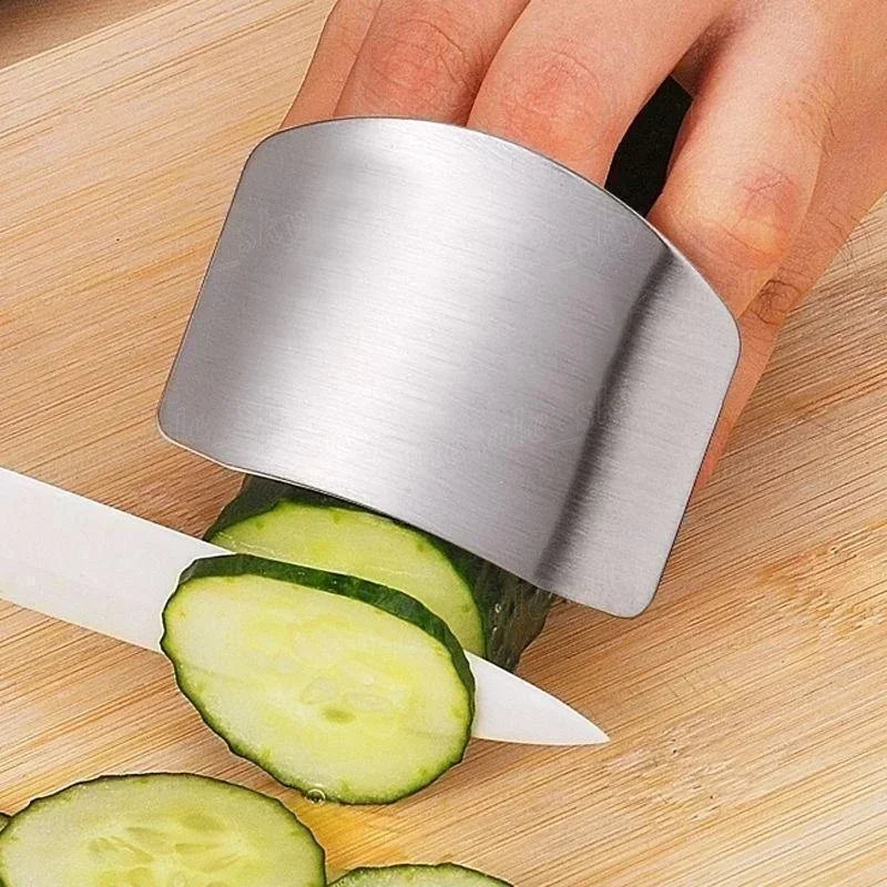 Stainless Steel Kitchen Tool Hand Finger Protector Knife Cut Slice Safe Guard finger knife kitchen gadgets - Orien Express