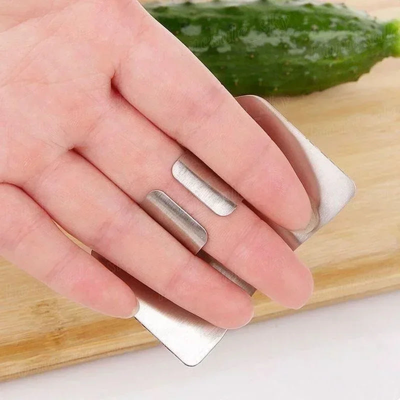 Stainless Steel Kitchen Tool Hand Finger Protector Knife Cut Slice Safe Guard finger knife kitchen gadgets - Orien Express