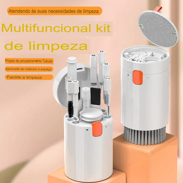 kit multifuncional de Limpeza 20 Em 1 para teclado do Computador, Fones De Ouvido, Celular etc. - Orien Express