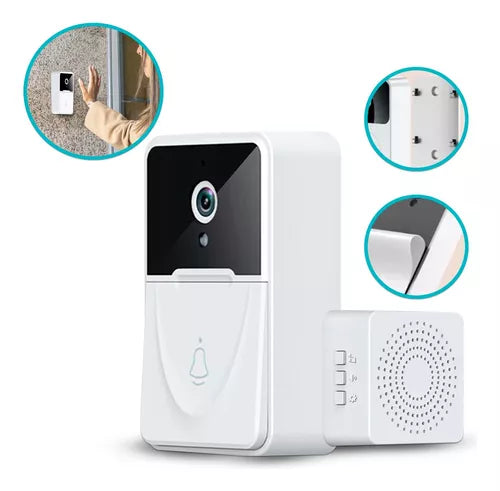 Campainha Smart de vídeo sem fio Tuya, câmera HD, detecção de movimento PIR, alarme IR, campainha de segurança, interfone WiFi para casa e apartamento - Orien Express