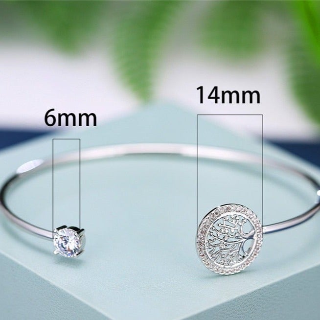 Bracelete Árvore da Vida com Cristais de Zircônia - Orien Express