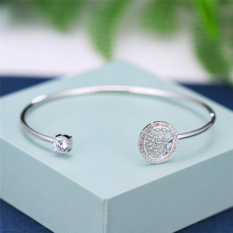 Bracelete Árvore da Vida com Cristais de Zircônia - Orien Express