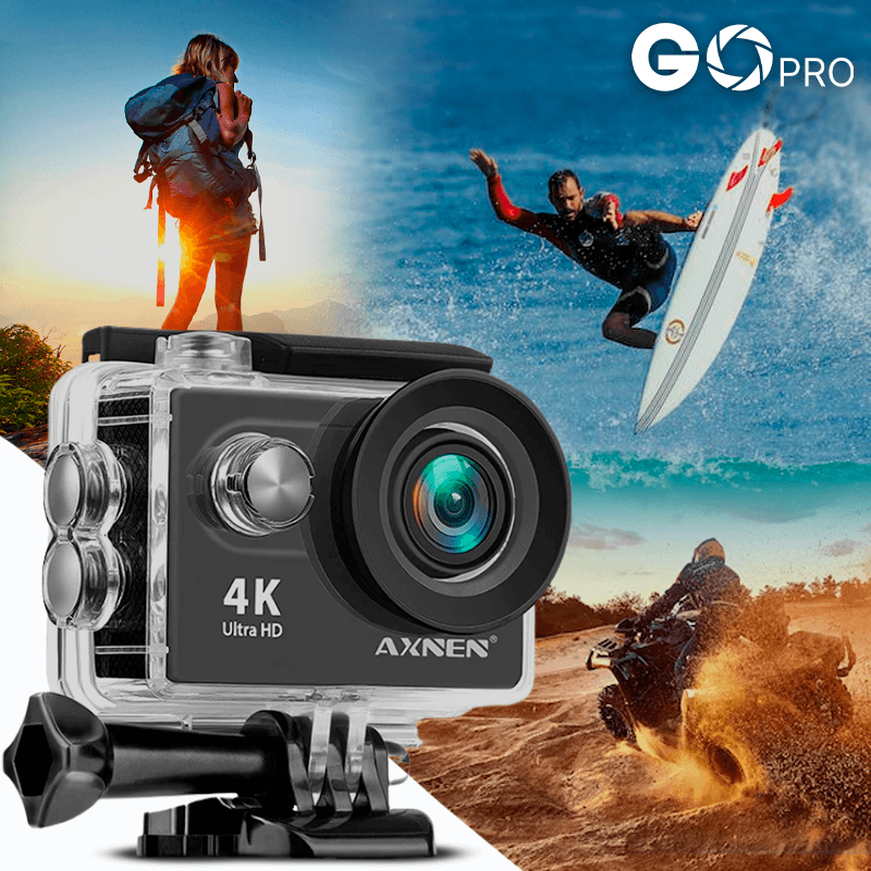 Câmera de Ação Profissional Portátil 4K Ultra HD 60FPS - Estilo Go Pro - Orien Express